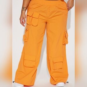 Fashion Nova Worth the Trouble Parachute Pants (Size 1X)